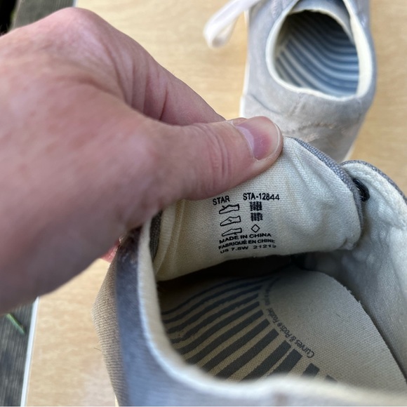 Taos Wm’s Star Canvas Sneakers In Gray Wash Sz 7.5W - Picture 3 of 12
